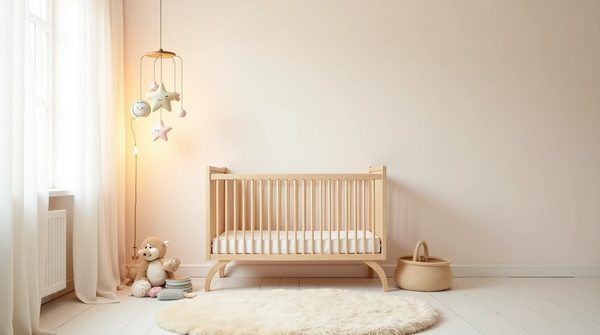 Des idées de rideaux doux et élégants pour la chambre bébé